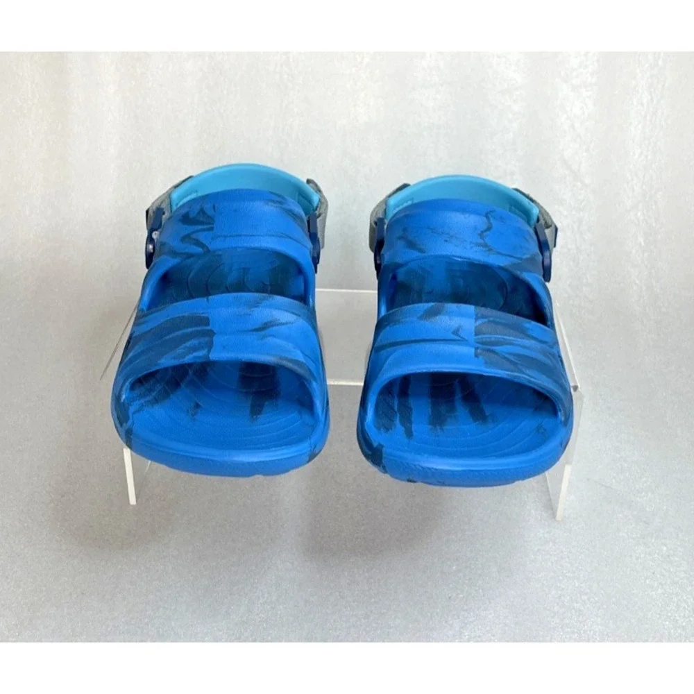 Rugged Shark Adventure Trail Blue Sandals Floatable Washable Boys Size 3 NEW